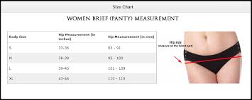 Bras Panty Size Chart Seekrets
