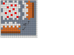 What Now Minecraft 3 D Cake Perler Bead Chart