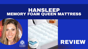 hansleep memory foam queen mattress pad