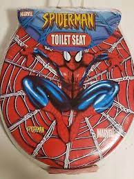 Rare Spiderman Full Size Soft Toilet