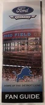 Ford Field Fan Guide Detroit Lions Nfl Michigan Fact Filled