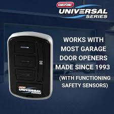 genie universal wireless 3 door garage