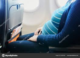 second trimester traveling plane mother