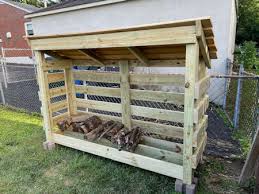 2 x8 firewood shed plans