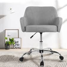 Microsuede upholstery gives this piece the look and feels of velvet without the wrinkles. Office Chair Without Arms Wayfair