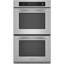 double electric wall oven