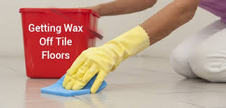 how to strip wax from tile floors