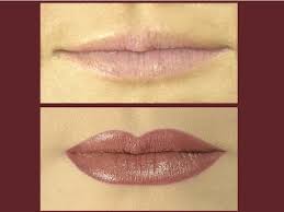 full lips yes using a dark lip color