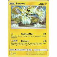 Zeraora 60 214 Rare Card Pokemon Tcg Sun Moon Unbroken Bonds Cards Ebay