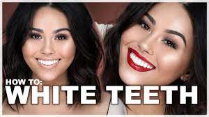 how to whiten your teeth with makeup