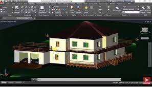 Autocad 3d House Modelling Creating