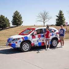 patriotic car parade decorating kit