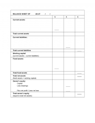 003 Template Ideas Simple Balance Sheet Form Ulyssesroom
