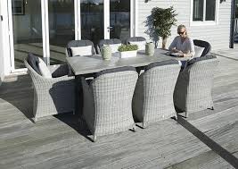 90cm Ceramic Table 8 Chairs