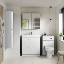 Brooklyn 800mm Gloss White Bathroom