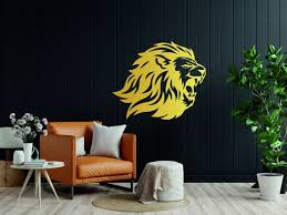 Roaring Lion Metal Wall Art Lion Head