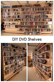 Diy Dvd Shelves Diy Dvd Storage Diy Dvd