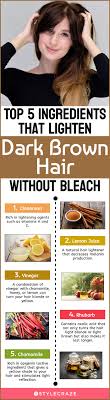 how to dye dark brown hair without bleach