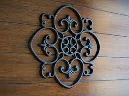 Scrolled Iron Wall Art Black Or Pick