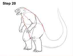 1605 x 1240 png 335 кб. How To Draw Godzilla Video Step By Step Pictures