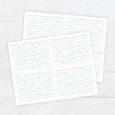 printworks templates for index cards