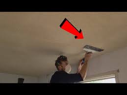 how to remove popcorn ceilings the