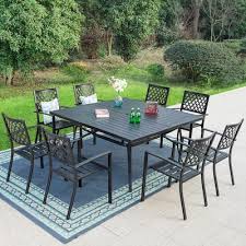 Metal Black Patio Dining Sets