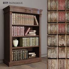 3d Old Books Library Panamar 825 Cgtrader
