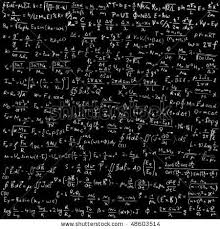 Einstein Equations Blackboard With