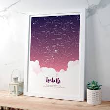personalised star map the moment she