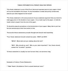 7 Thesis Statement Examples Download In Word Pdf Free