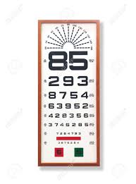 Eye Testing Chart With Timber Border
