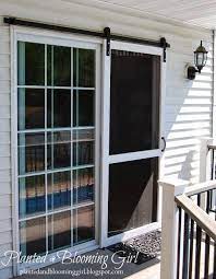sliding glass door diy screen door