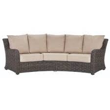 Find hotels in hampton bays using the list and search tools below. Home Decorators Collection Sunset Point Brown 3 Seater Outdoor Patio Sofa With Sand Cushions 9437200810 The Home Depot Wicker Patio Furniture Patio Couch Patio Couch Cushions