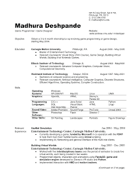 Computerence Resume Template Cover Letter And For A Computer