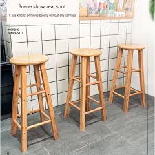 Solid Wood Garden Stool European Style