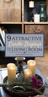 Display Candles In A Living Room