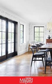 Black Exterior And Interior Patio Doors