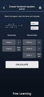 Solve The Equations On The App