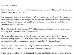 Financial Analyst Cover Letter Recent Graduate Financial Analyst