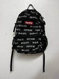black 3m reflective repeat backpack bag