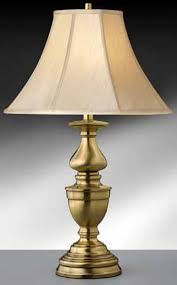 Medallion Lighting Table Lamp And Shade 30 In A 496 Tlh P2 Antique Brass In Elyria Olmsted