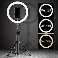 1 pack portable selfie ring light with