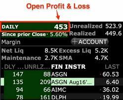 open p l profit and loss what is it