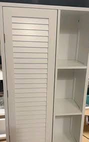 bathroom storage cabinet white