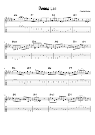 Donna Lee Sheet Music For Guitar Download Free In Pdf Or Midi
