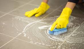 stepwise guide to clean floor tiles