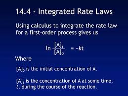 Ppt 14 4 Integrated Rate Laws