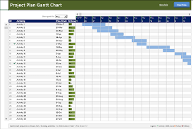 project plan gantt chart template