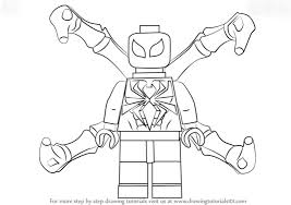 You could also print the picture using the print button above the image. Lego Iron Spider Coloring Pages Dibujos Imprimir Sobres Colores